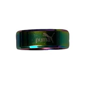 Puma Rainbow Stainless Steel Ring Size 20